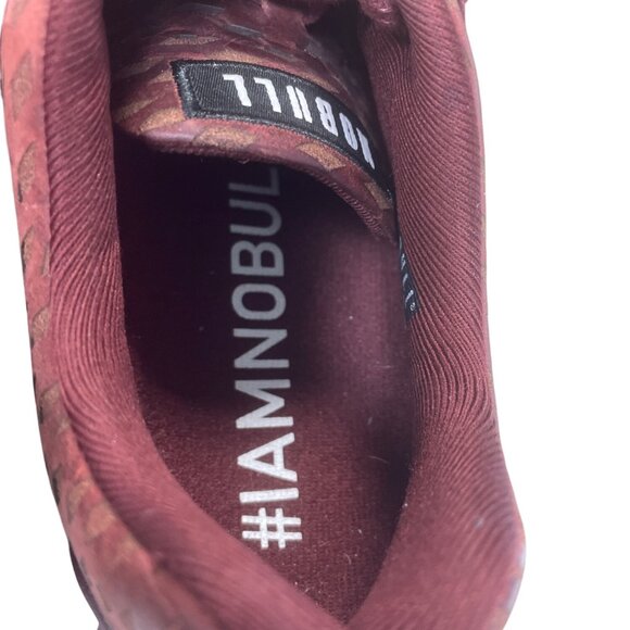 Nobull Mens Burgundy Knit perforated crossfit sneakers SZ 6.5 SKU 9415 - Picture 8 of 14